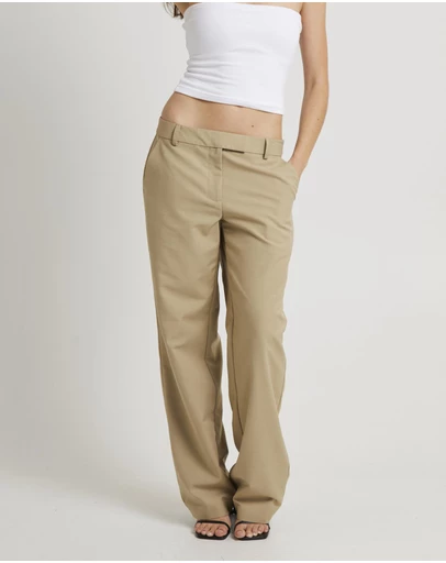 Alice In The Eve - Sloane Tailored Mid-Rise Pant