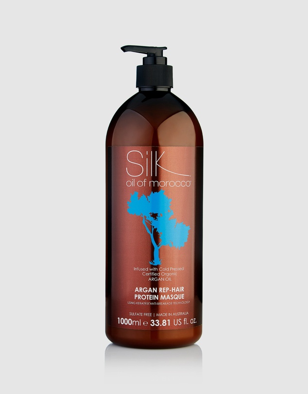 Silk Oil of Morocco - Argan REP-Hair Protein Masque - 1 Litre