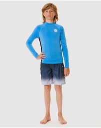 Rip Curl - Icons UV Brushed LS Rash Top - Teens