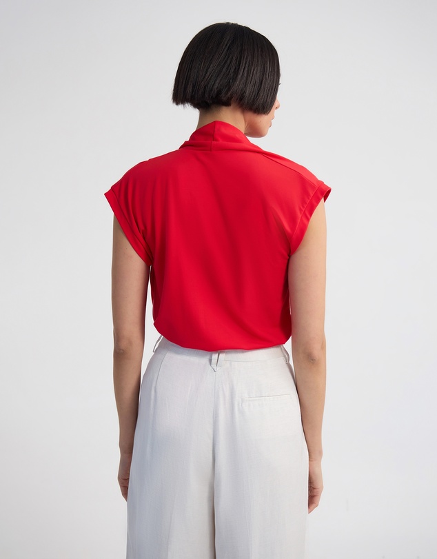 Oxford - Mimi Jersey Scarf Detail Top
