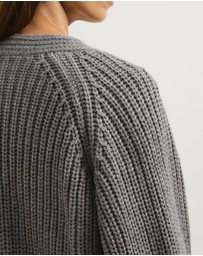 Atmos&Here - Reese Chunky Knit Wrap Cardigan