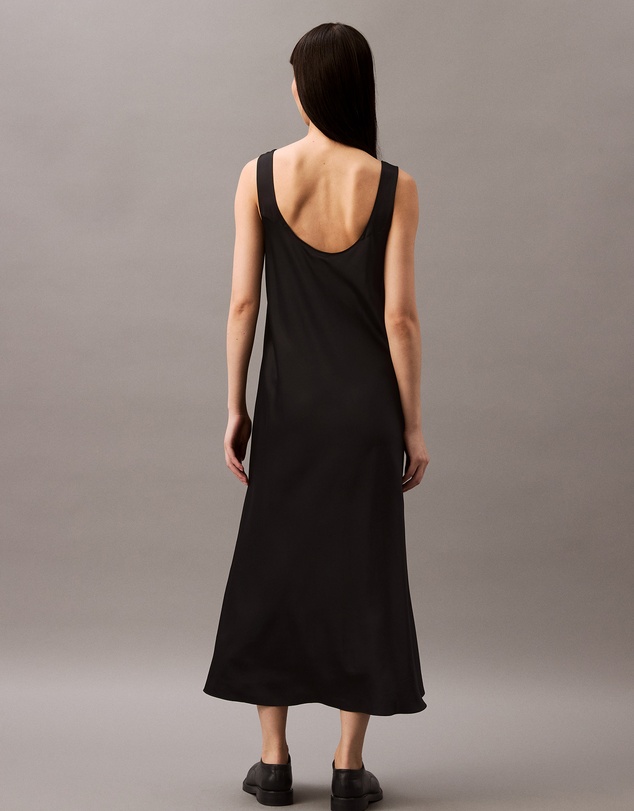 Calvin Klein - Satin Midi Slip Dress