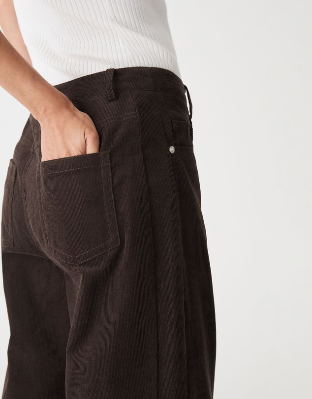Forcast - Nya Corduroy Barrel Leg Pants