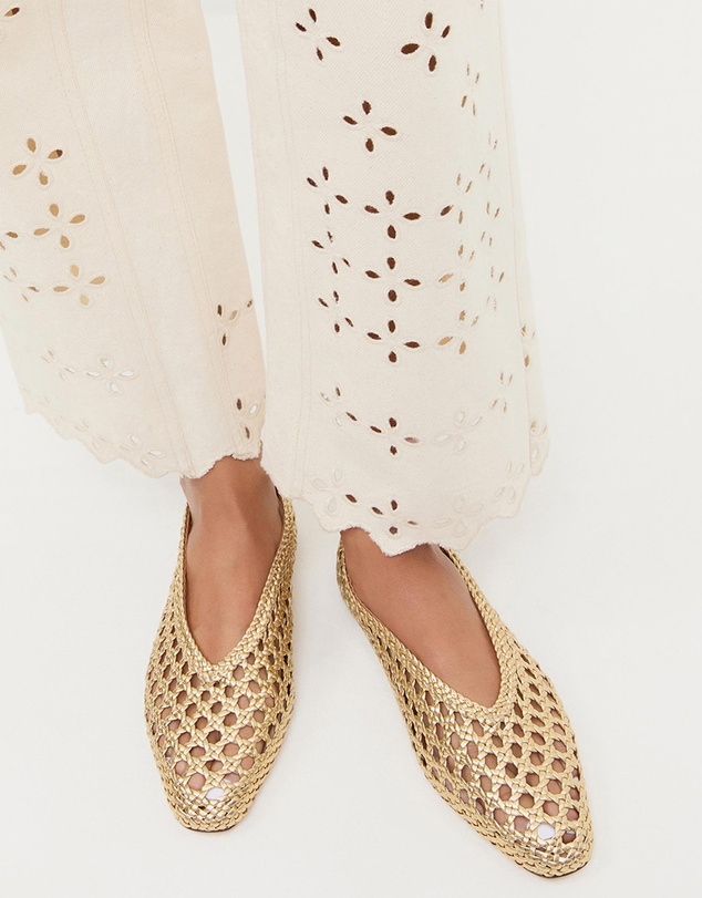 Loeffler Randall - Emery Woven Ballet Flat