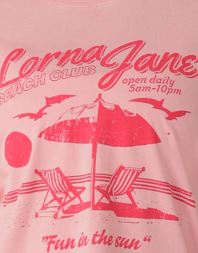 Lorna Jane - Beach Club Washed Relaxed T-Shirt