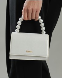 Morgan & Taylor - Melanie Top Handle Bag in White