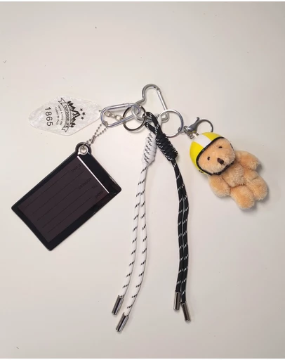 Izoa - Yellow Teddy Bag Charm