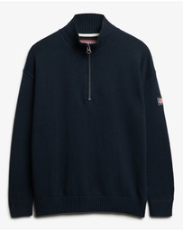 Superdry - Slouchy Knitted Half Zip