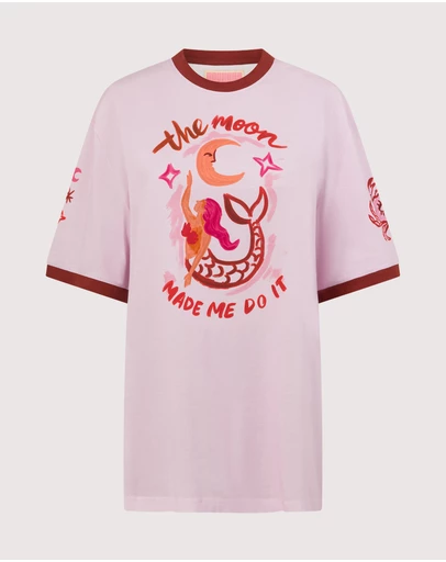 SMWR. by The Somewhere Co - Cancer Astrology Oversized Tee