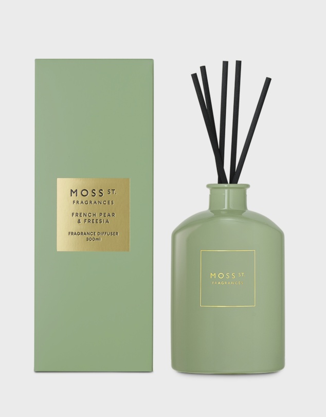 Moss St Fragrances - French Pear & Freesia Fragrance Diffuser 300ml