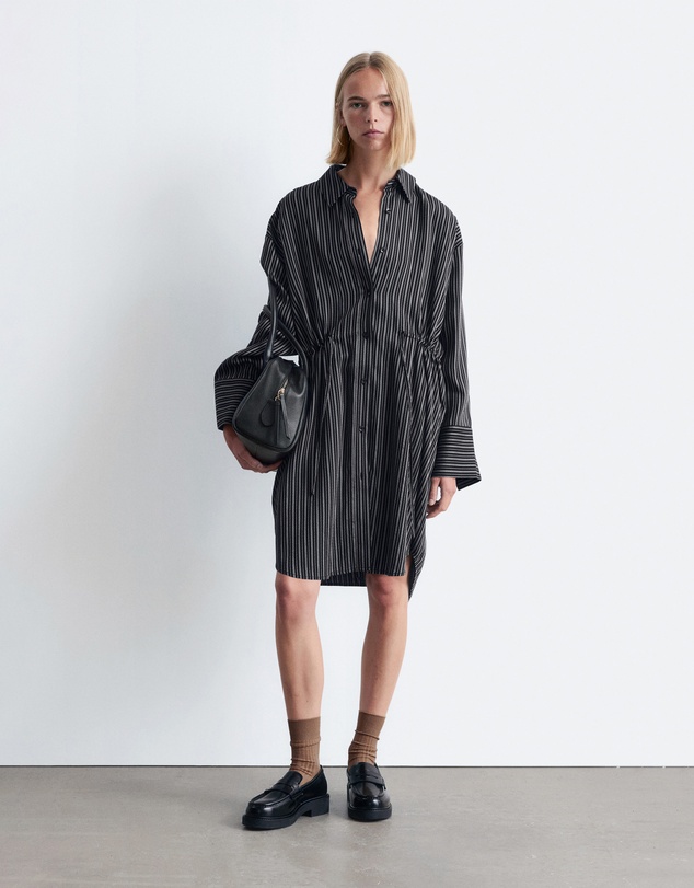 & Other Stories - Oversized Mini Shirt Dress