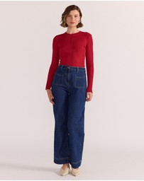 Staple the Label - Lennox Wide Leg Jeans