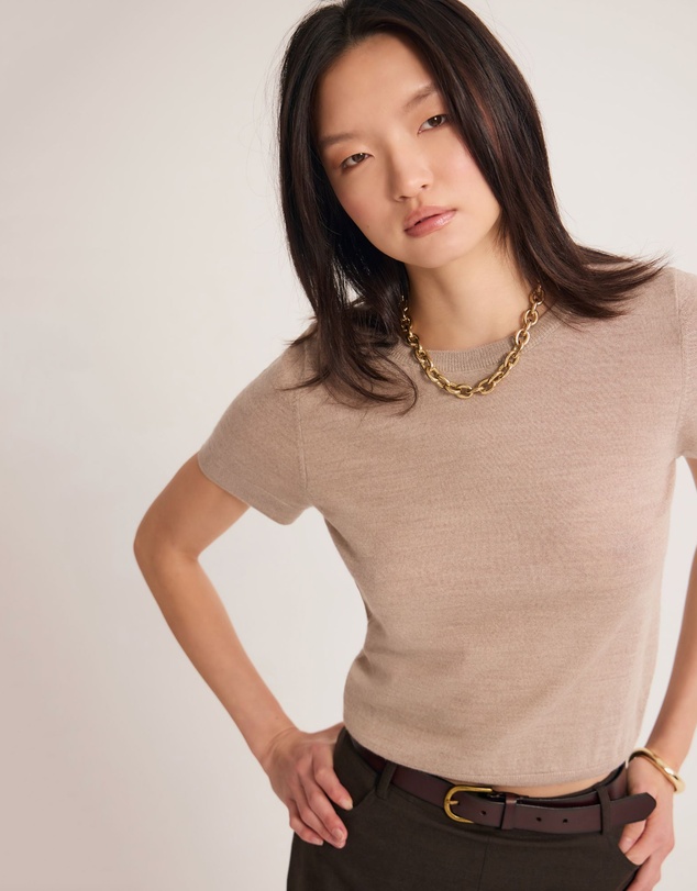 Oxford - Grace Short Sleeve Merino Knit