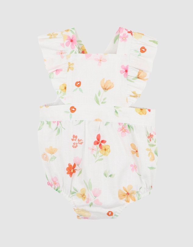 Fox & Finch - Grow Wild Print Overalls - Babies-Kids