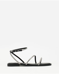 SPURR - Diamond Ankle Strap Sandals - ONLINE EXCLUSIVE