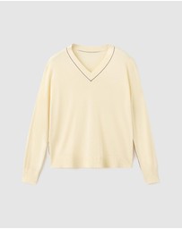 M.N.G - V-Neck Knit Sweater