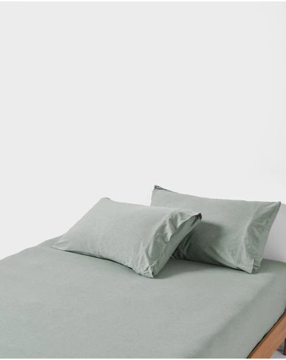 Linen House - Ryland Fitted Sheet + Pillowcase Set
