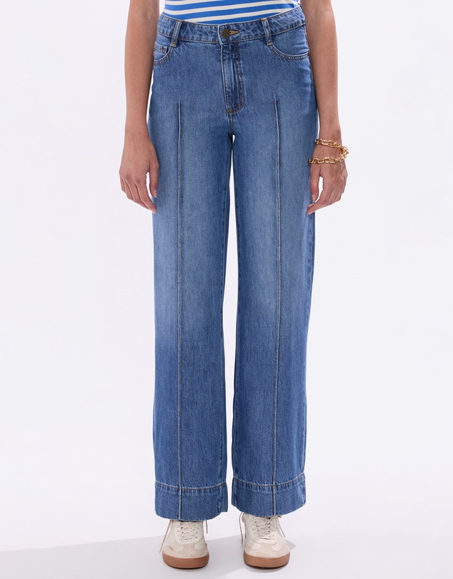 Marcs - Flora Low Rise Wide Leg Jeans