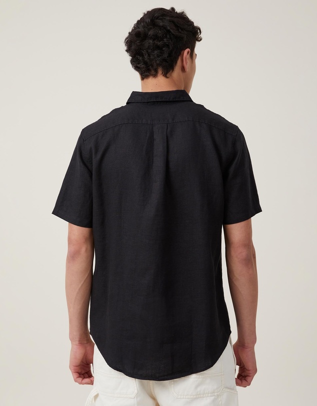 Cotton On - Linen Short Sleeve Shirt