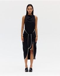Third Form - Linger Tie Midi Dress