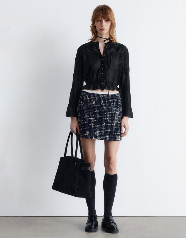 & Other Stories - Long-Sleeve Lace Blouse