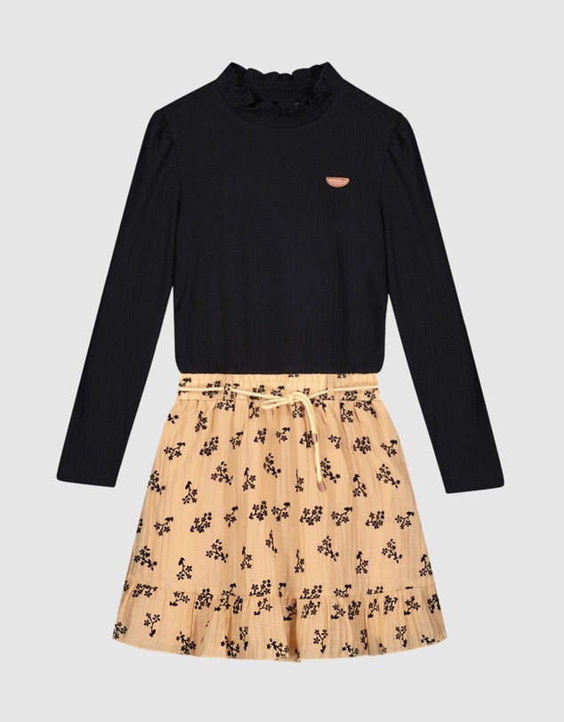 NONO - Merle Combi Dress with Floral Skirt - Kids-Teens
