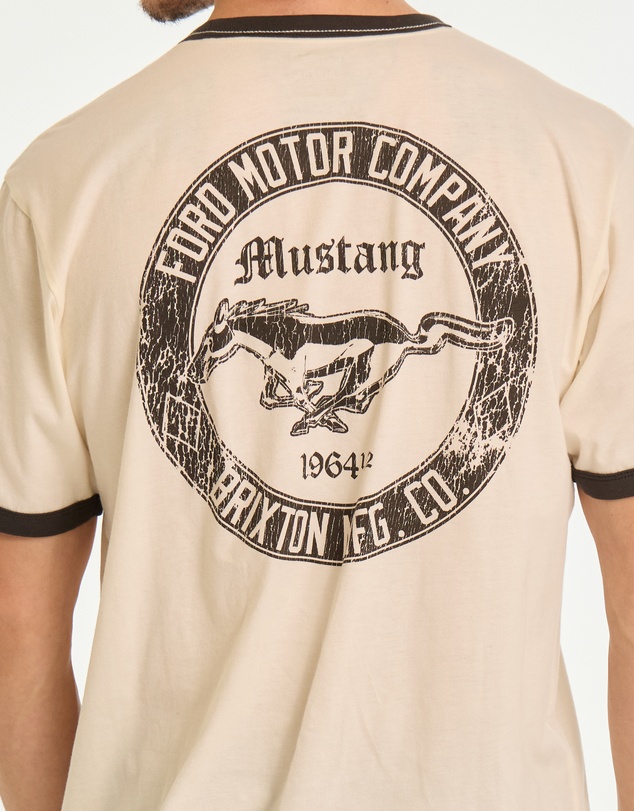 Brixton - Ford Mustang Ringer Short Sleeve Tee