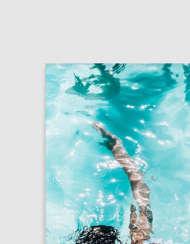 Olive et Oriel - Poolside Bliss Art Print