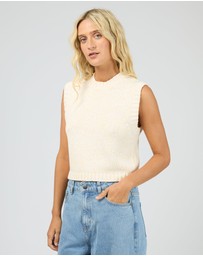 All About Eve - Talullah Knit Vest Vintage White