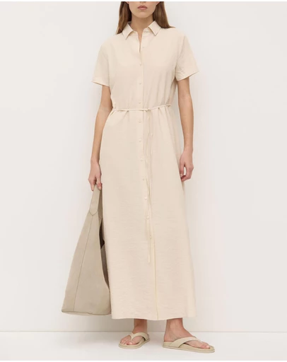 Assembly Label - Heather Silk Blend Shirt Dress