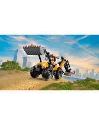LEGO - 60480 Yellow Backhoe Loader