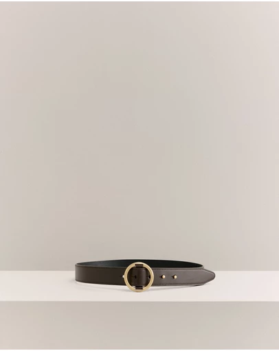 Trenery - Lume Belt in Chocolate