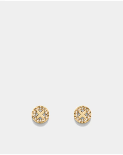 MIMCO - Amulet Stud Earrings - Gold