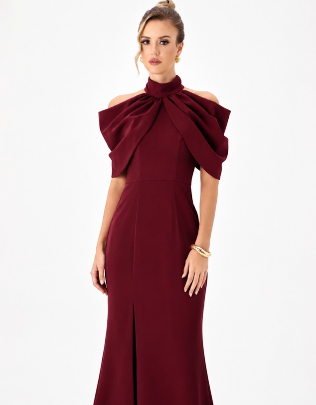 Bariano - Rosay Overlay Fishtail Maxi