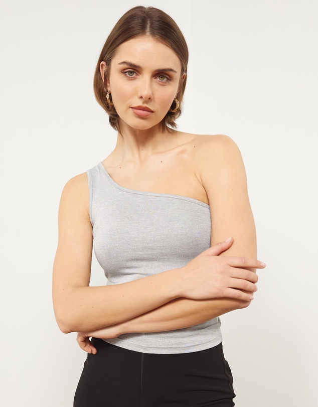 Atmos&Here - Sparkle One Shoulder Top