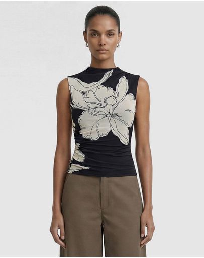 Black & Cream Floral
