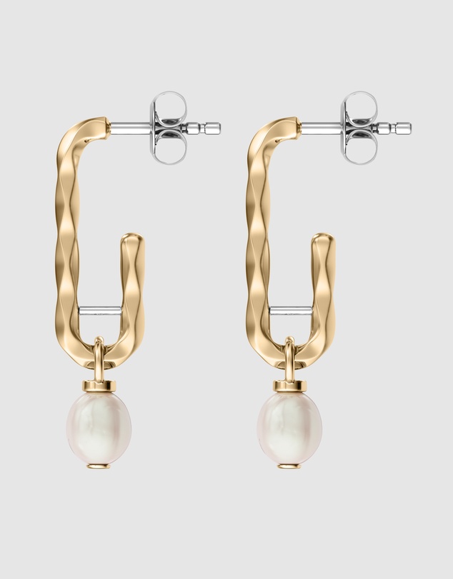 Skagen - Agnethe Pearl Gold Earring