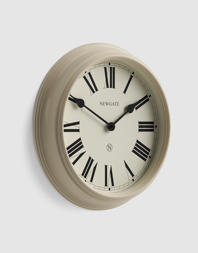 Newgate - Newgate Notting Hill Wall Clock-Vanilla Cream