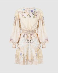 Camilla - Button Front Frill Dress
