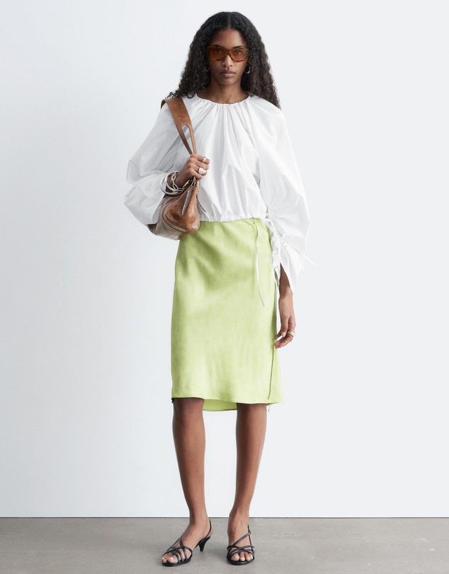& Other Stories - Sculptural Drawstring Blouse