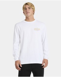 Quiksilver - Mens Classic Hooks Long Sleeve T-Shirt