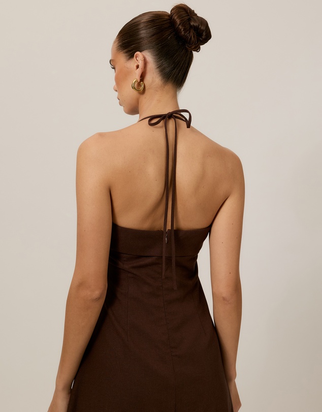 Tussah - Zella Linen Blend Midi Dress