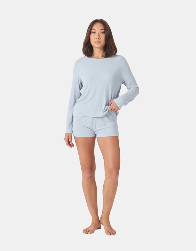 Gingerlilly - Avery Rib Lounge Mini Short