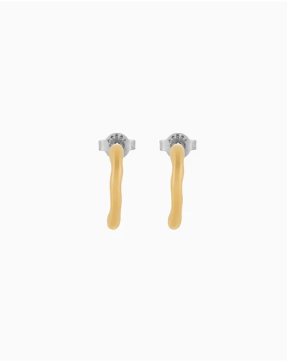 Skagen - Moderne Stak Gold Tone Earring