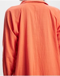 Florencia The Label - Blanca Maxi Shirt Dress