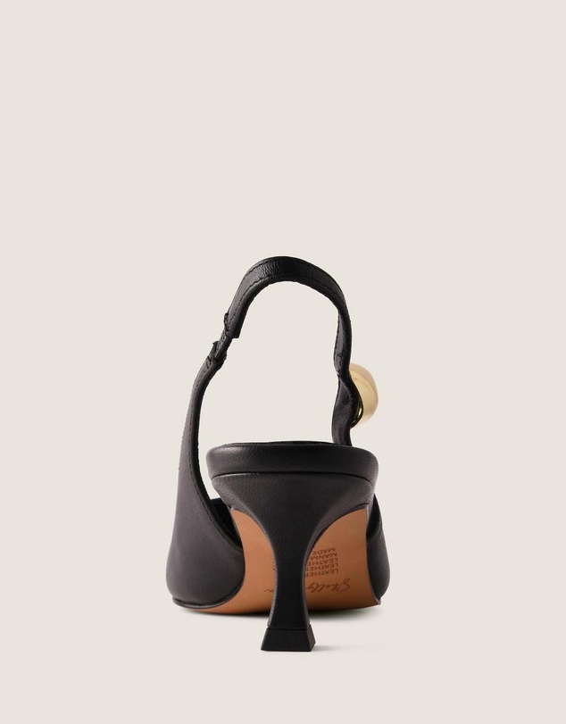 Shelly Shen - Gracie Low Heels Black Leather
