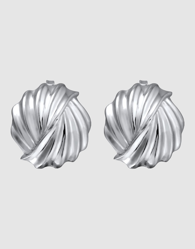 Elli Jewelry - Grooves Stud Earrings in 925 Silver