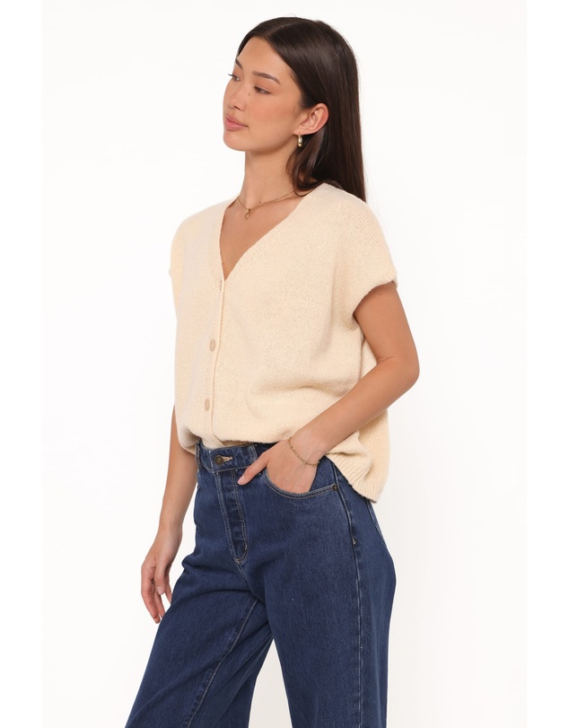 Petal & Pup - Mariana Knit Vest - Lemon