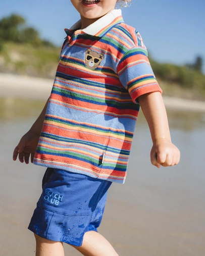 Huxbaby - Hux Towelling Polo - ICONIC EXCLUSIVE - Babies-Kids
