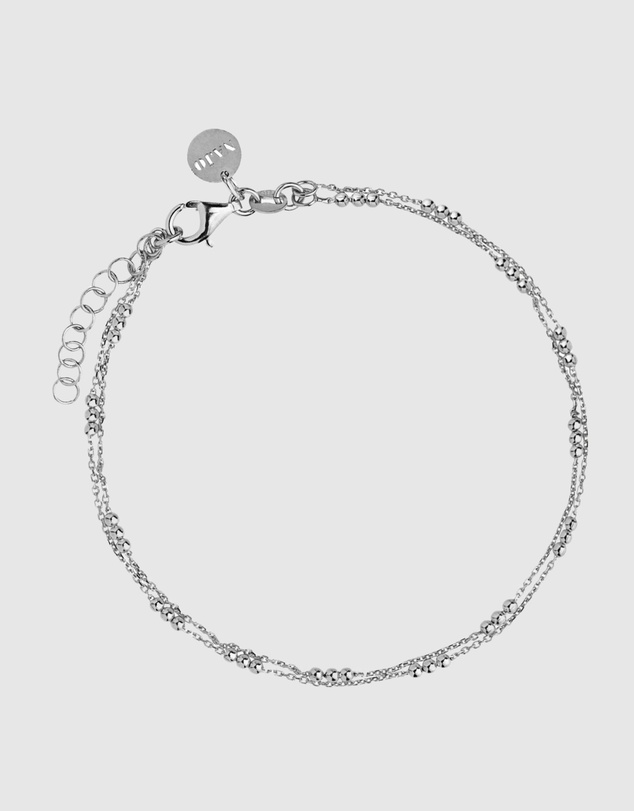 Najo - Halcyon Silver Anklet